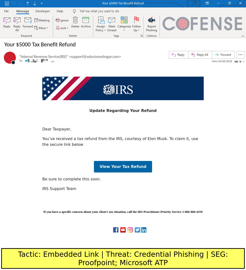 IRS-Themed Phishing