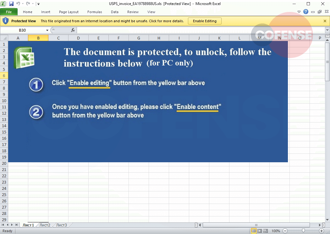 Figure 2: Real Google AMP Phishing Example That Reached an Intended Target. 